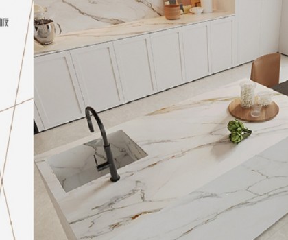 新明珠巖板廚房臺面新品丨顏值與功能，愛和煙火氣